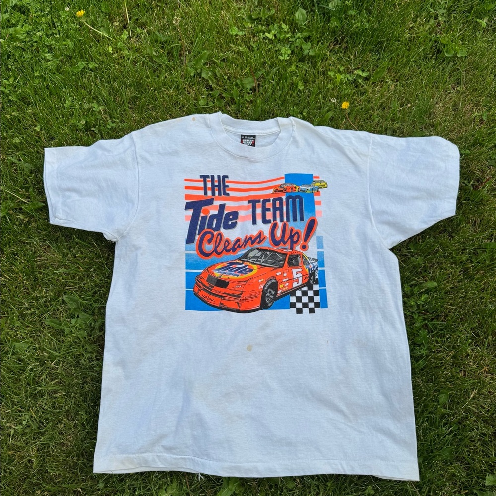 Vintage Tide Nascar Shirt single stitch all the way